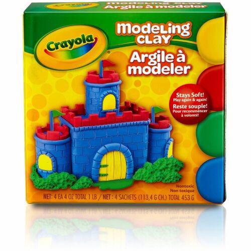 CLAY,MODEL,1/4LBS4PC,AST